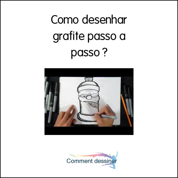 Como desenhar grafite passo a passo